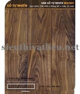 Sàn Gỗ Tự Nhiên Walnut 450mm