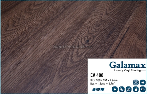 Sàn nhựa hèm khóa Galamax EV 408