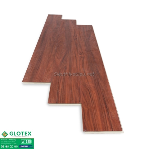 Sàn nhựa hèm khóa Glotex 7mm W785