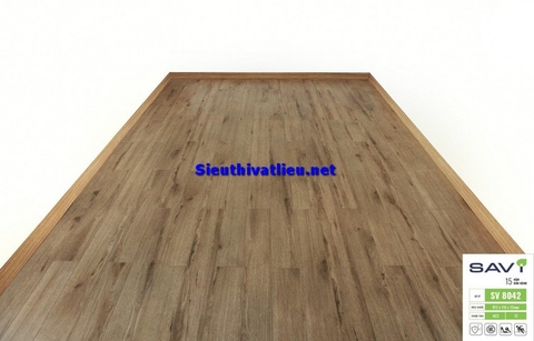 Sàn gỗ Savi 12mm SV8042 bản nhỏ
