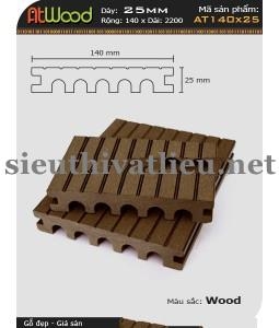Sàn Gỗ Ngoài Trời Atwood AT 140x25 Wood