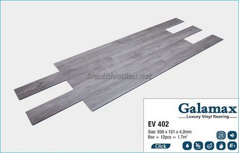 Sàn nhựa hèm khóa Galamax EV 402