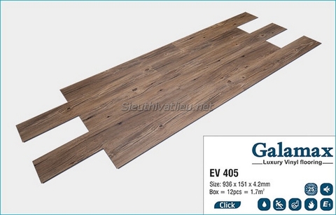 Sàn nhựa hèm khóa Galamax EV 405