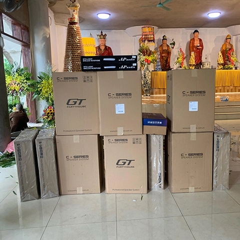 LẮP ĐẶT DÀN ÂM THANH CHÙA ĐỐNG -THANH TRÌ - HÀ NỘI