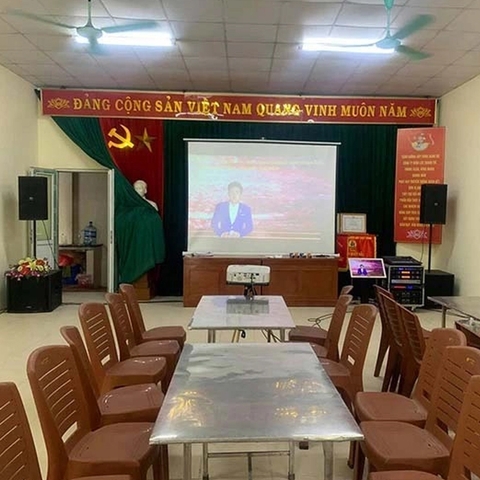 DÀN ÂM THANH HỘI TRƯỜNG TẠI TT NGHIÊN CỨU VÀ PT GIỐNG GIA SÚC HÀ NỘI