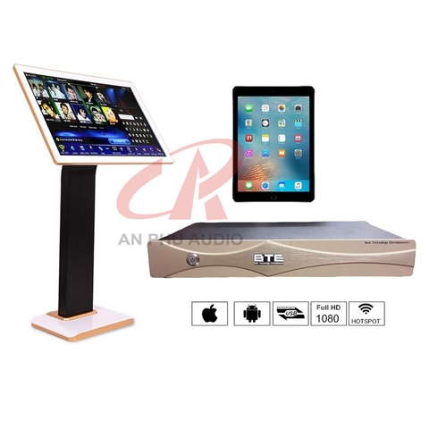 BỘ KARAOKE BTE S600 (ĐẦU 4TB + MÀN 21,5
