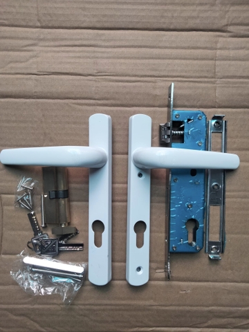 Khoá tay gạt cửa nhôm AG lắp hệ Việt Pháp 4500, hệ PMA, hệ 55, hệ 700, hệ 1000, sắt hộp 3x6, hộp 4x8