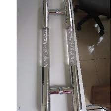 Tay nắm cửa kính bọt dài 80 tâm lỗ 60cm, tay kéo cửa đẹp