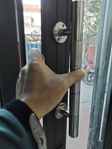 TAY NẮM cửa CỔNG INOX DÀI 30CM, tay cầm cửa dạng ngắn