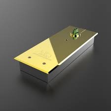 Bản lề sàn Huy Hoàng SS01 màu vàng 90KG