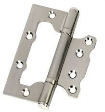 Bản lề cánh bướm JS101*76*2.5mm, đường kính trục 12.2,  2 cái inox, bản lề âm dương