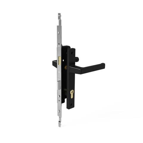 KHÓA HUY HOÀNG TAY NẮM ĐA ĐIỂM 80 SƠN ĐEN