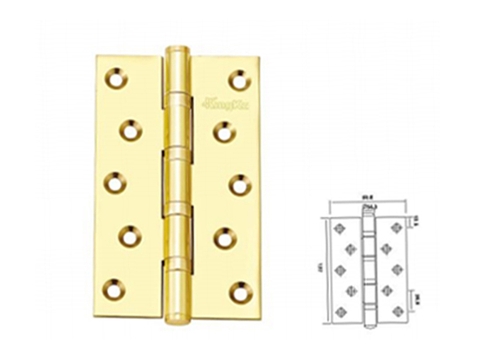 Bản lề cửa gỗ Kingku 3053SB màu vàng