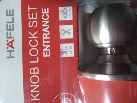 KHÓA TAY NẮM TRÒN HAFELE, KHÓA CỬA GỖ CAO CẤP