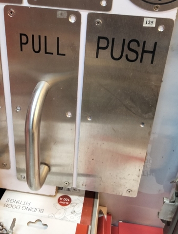 Tay nắm cửa Pull-Push dài 30x10 - TAY KÉO CỬA PUSH PULL