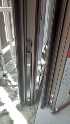 Thanh chốt rút dài 25cm cho cửa nhôm, chốt nhấn rút cho cửa nhôm hệ