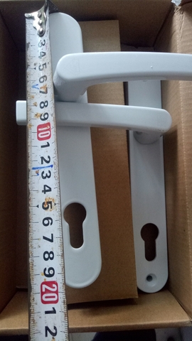 Khóa đơn điểm cửa nhựa lõi thép, khóa 1 điểm cửa nhựa