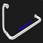 Tay nắm phòng tắm kính Deller  I vuông