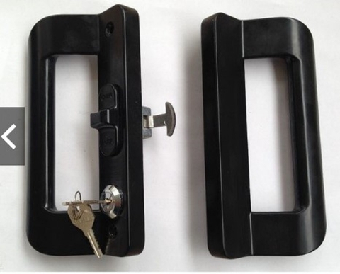 Bộ khoá chữ D cửa đi lùa nhôm xingfa