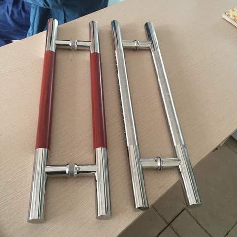 tay kéo cửa vân gỗ dài 60cm, Tay nắm cửa kính