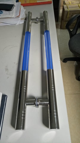 Tay kéo cửa thủy lực dài 80cm, Tay nắm cửa kính dài 80cm tâm lỗ 60cm