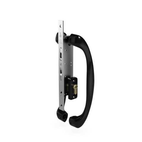 KHÓA TAY NẮM CỬA TRƯỢT AP 02 SƠN ĐEN