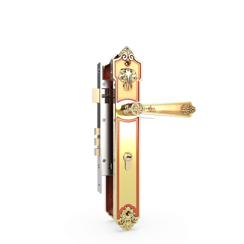 KHÓA TAY NẮM HUY HOÀNG HC 8562, KHÓA ĐỒNG THAU