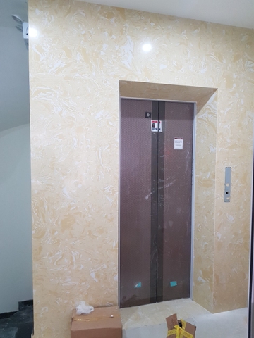 Đá ốp thang máy 2