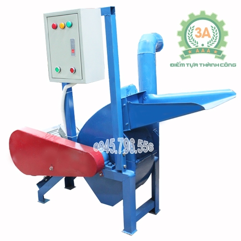 Máy băm xơ dừa, gỗ tạp, rơm rạ 3A7,5Kw