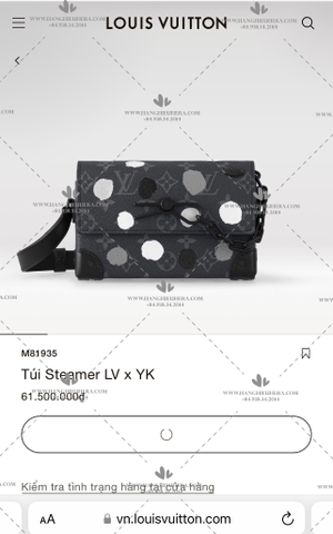 LV x YK STEAMER WEARABLE WALLET M81935 - LIKE AUTH 99% 