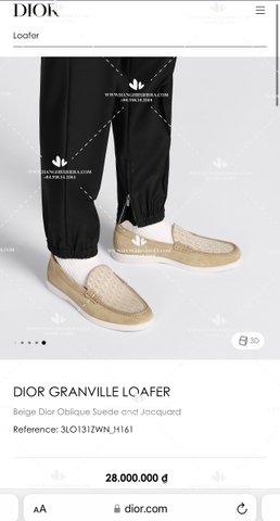 DIOR GRANVILLE LOAFER - LIKE AUTH 99%