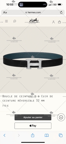 HERMES BELT 32MM - LIKE AUTH 99%