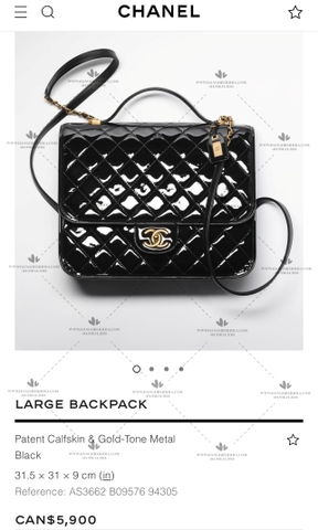 CHANEL LARGE BACKPACK AS3662 - LIKE AUTH 99%