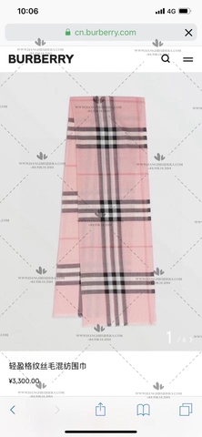 BURBERRY SCARF - LIKE AUTH 99%