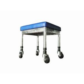 PN73IX - Ghế ngồi tập VLTL inox có bánh xe