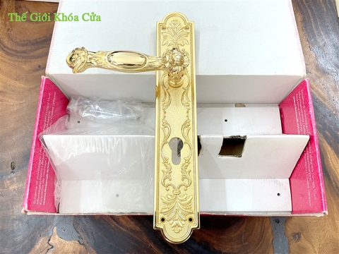 Khóa nhập khẩu Italy thương hiệu LineaCali dòng Queen mạ vàng
