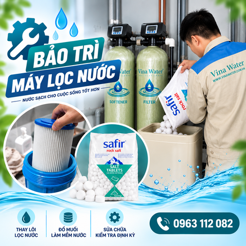 Dịch vụ bảo trì, bảo dưỡng và sửa chữa máy lọc nước – VinaWater