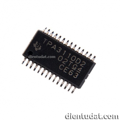 TPA3110 IC Khuếch Đại Âm Thanh Class D 2*15W HTSSOP28
