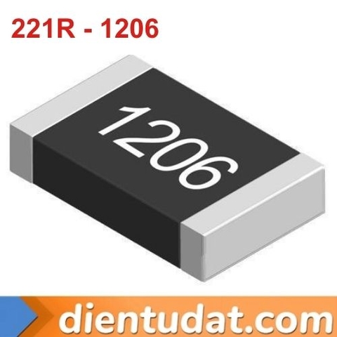 Điện Trở Dán 221R 1206 SMD 1% - Mã 2210