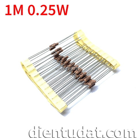 Điện Trở DALE RN55D 1M 1% 1/4W 0.25W 1004F