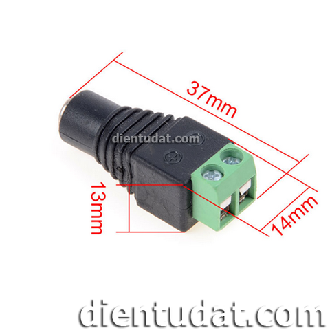 Jack DC Female - Domino 2 pin 5.5x2.1mm