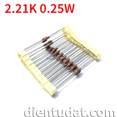 Điện Trở DALE RN55D 2.21K 1% 1/4W 0.25W