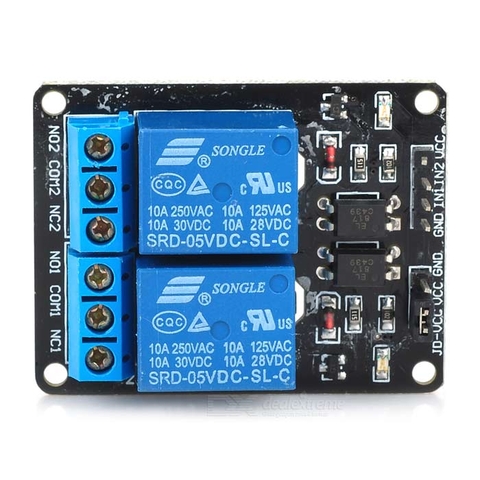 MODULE RELAY 2L 5V - Kích mức thấp