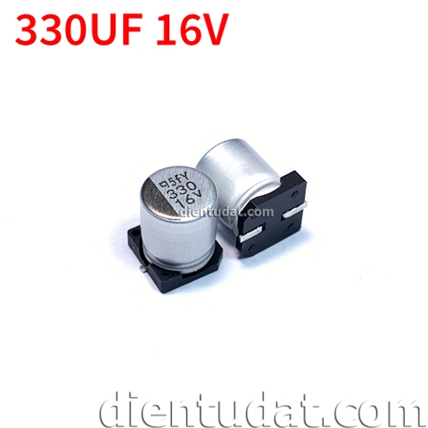 Tụ Nhôm SMD 330uF 16V 8*10.5mm 20%