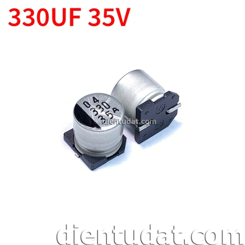 Tụ Nhôm SMD 330uF 35V 10*10.5mm 20%