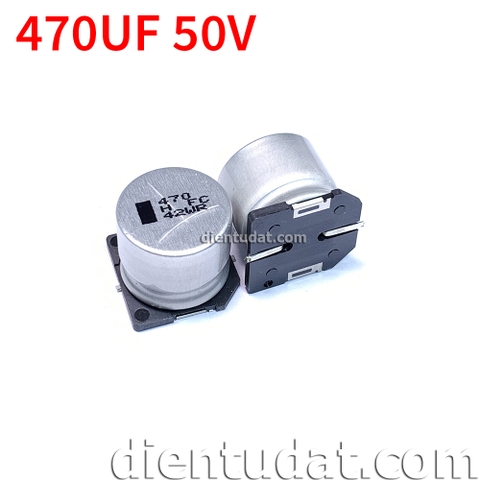 Tụ Nhôm SMD 470uF 50V 18*16.5mm 20%