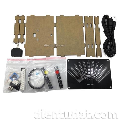 KIT DIY Bộ Led Nháy Theo Nhạc Cánh Quạt ASK11 - Tự Ráp