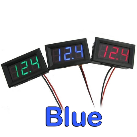 Đồng Hồ Đo Áp DC 5.0-120V - Xanh Dương