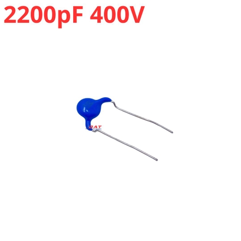 Tụ Gốm 2200pF 400V AH222M P10MM