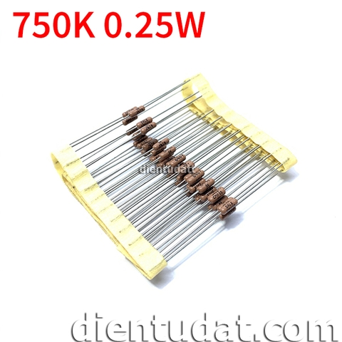Điện Trở DALE 750K 1/4W 0.25W 1% 7503F